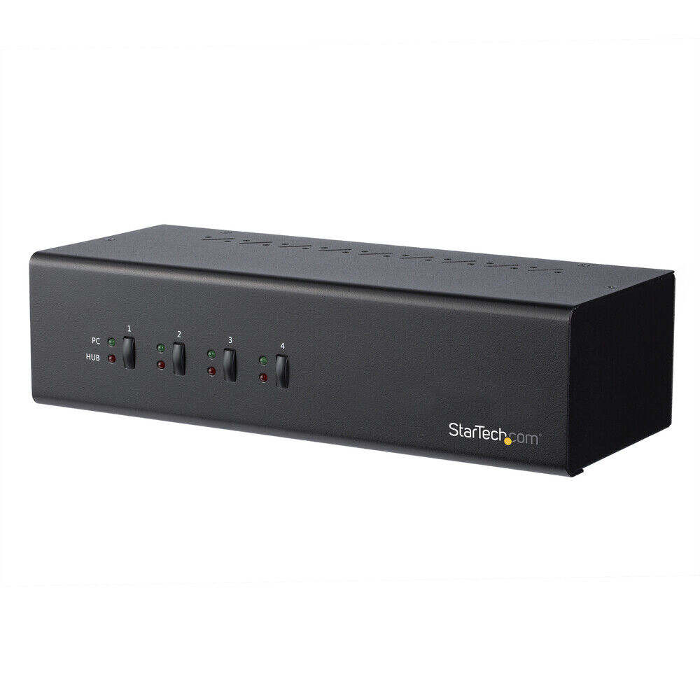 StarTech SV431DL2DU3A KVM Switch Dual-Link DVI USB Stereo Audio