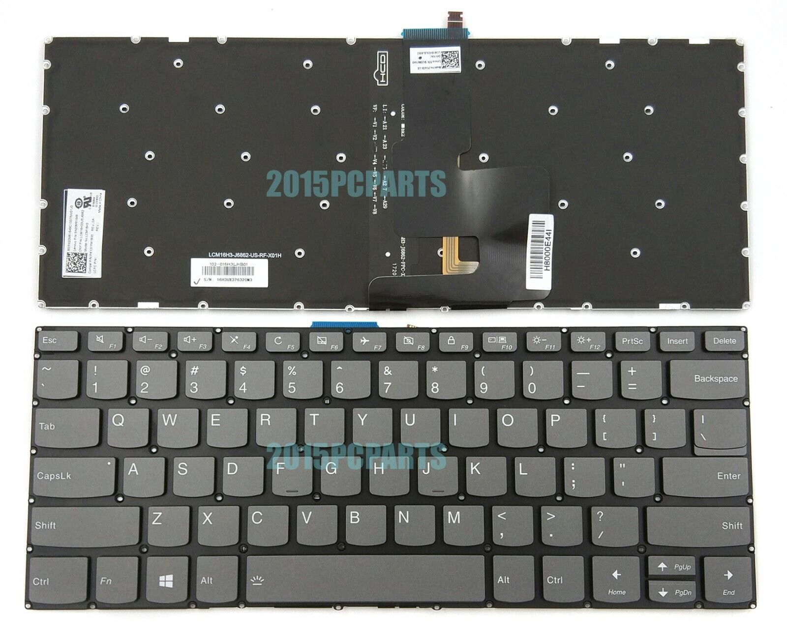 New Lenovo IdeaPad Flex-15 Flex-15IIL Flex-15IML Flex-15IWL Keyboard US Backlit