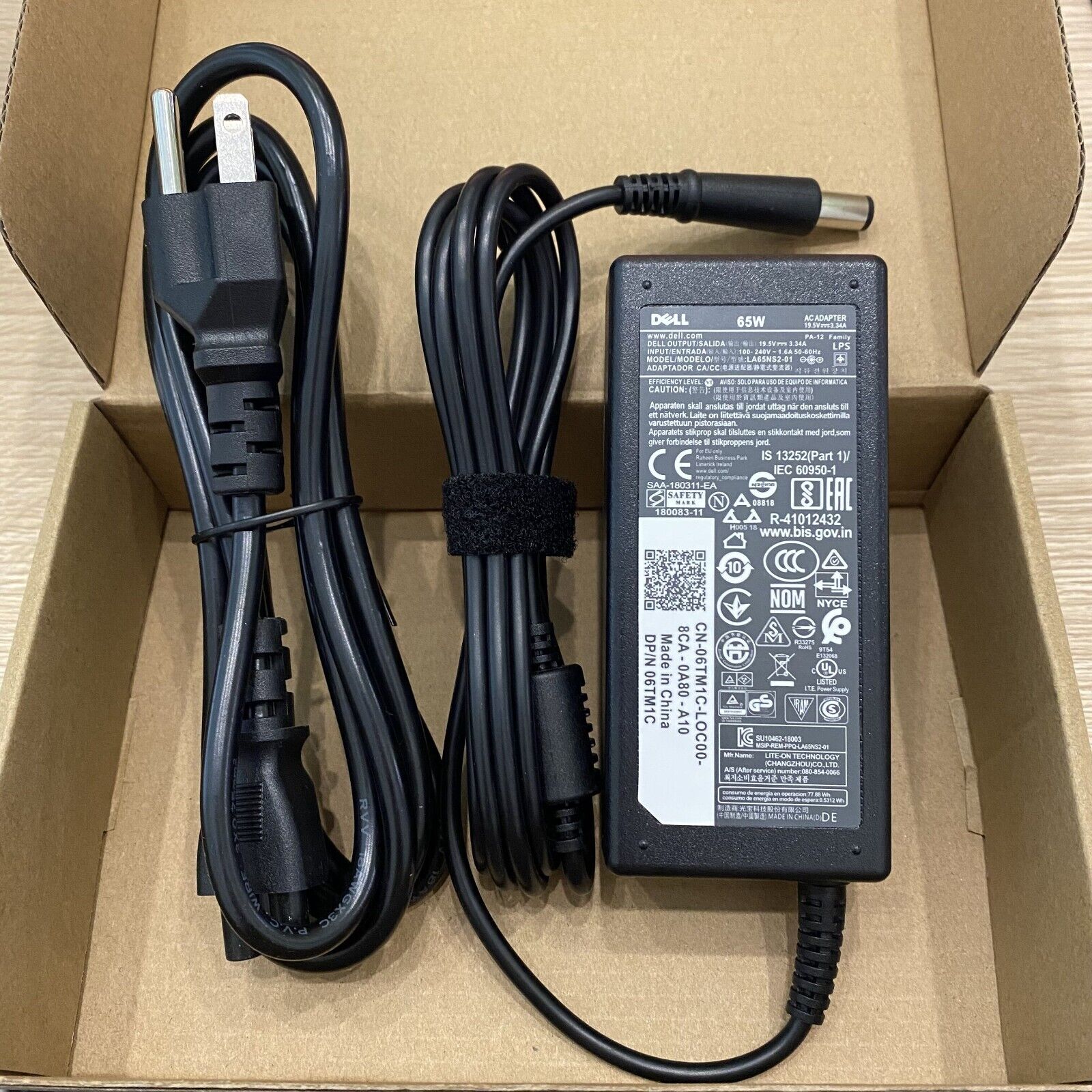 Genuine OEM 65W Dell PA-12 AC Adapter Charger For 928G4 LA65NS2-01 n4010 D531N