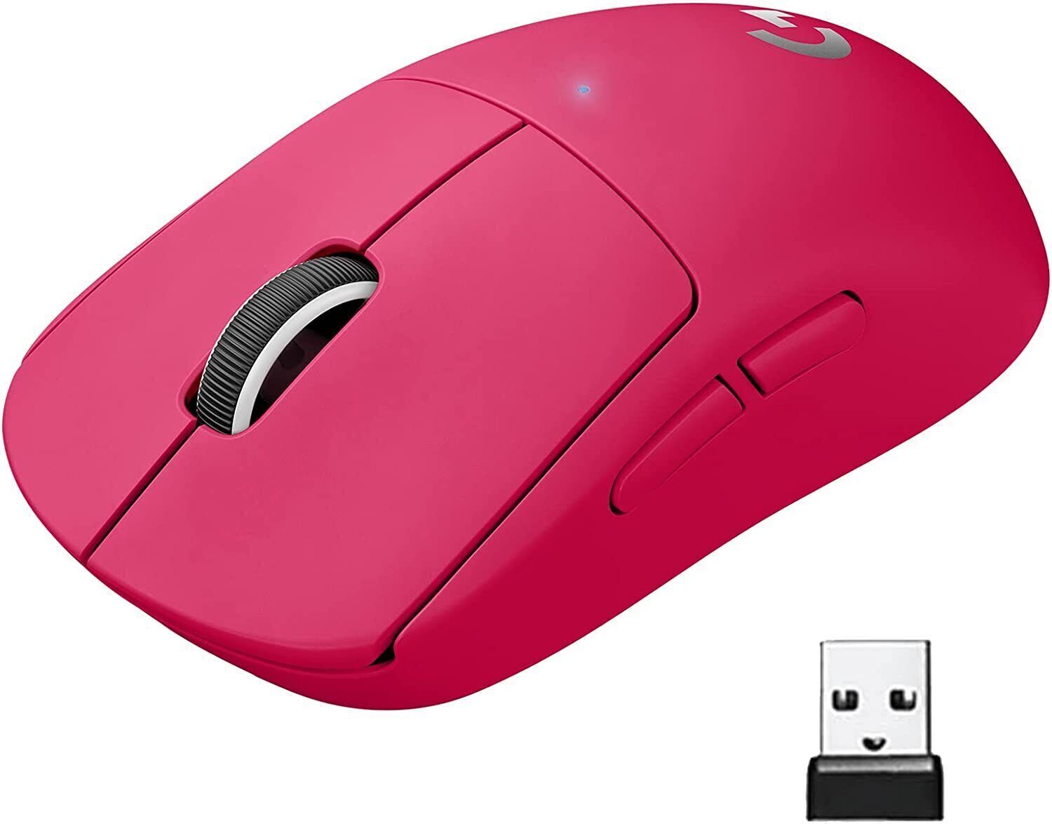 Logitech G PRO X SUPERLIGHT Wireless Gaming Mouse Magenta Pink 910-005954