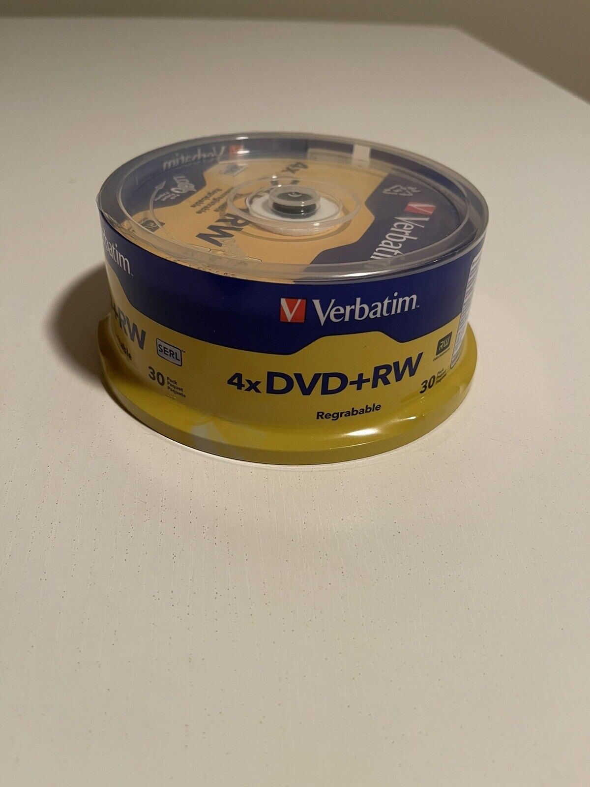 Verbatim DVD+RW 94834 Rewriteable 30 Pack New Unopened