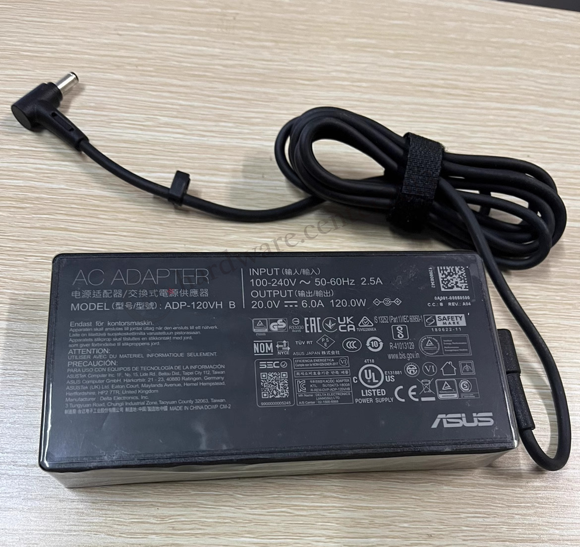 Original 20V 6A 120W ADP-120VH B(5.5*2.5mm) ASUS Laptop Power Supply AC Adapter