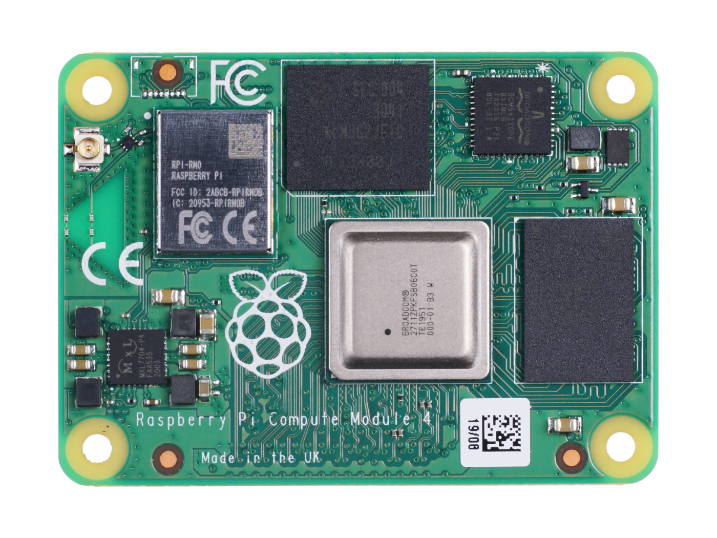 Raspberry Pi Compute Module 4 - 4GB RAM, 32GB eMMC, CM4 CM4104032 wireless