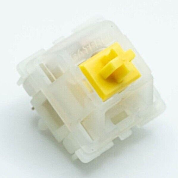 Gateron Milky Yellow KS-3 Pro Linear Switches (LATEST EDITION)