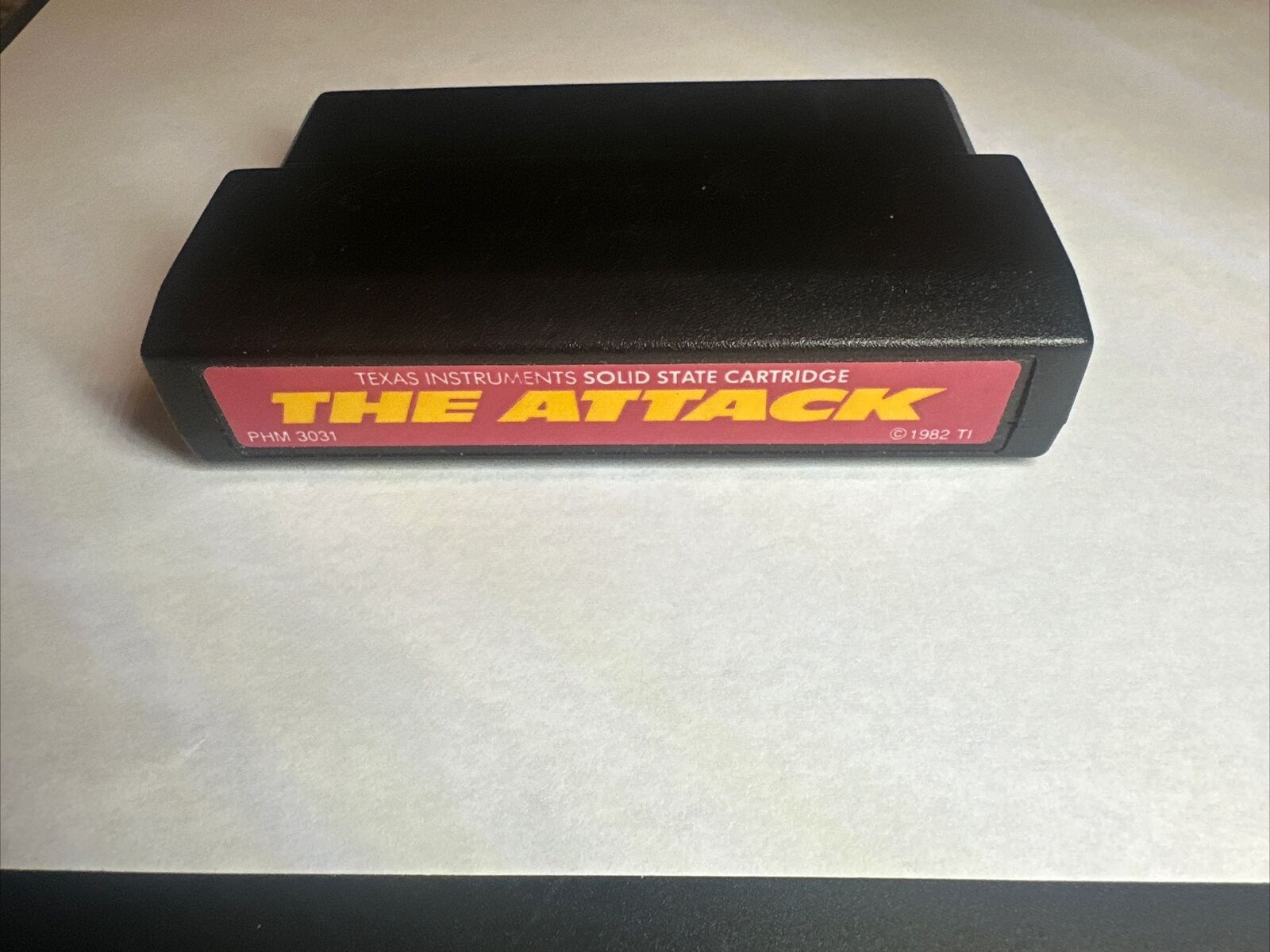 Texas Instruments TI-99/4A The Attack Solid State Cartridge PHM3031