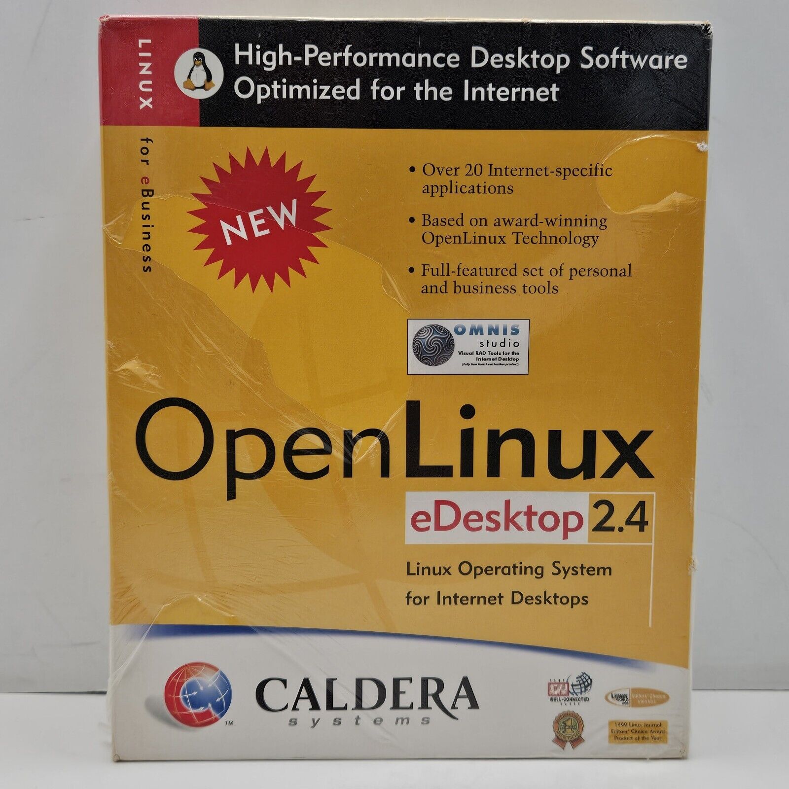 OpenLinux eDesktop 2.4 Operating System Software CD Manual NEW SEALED 