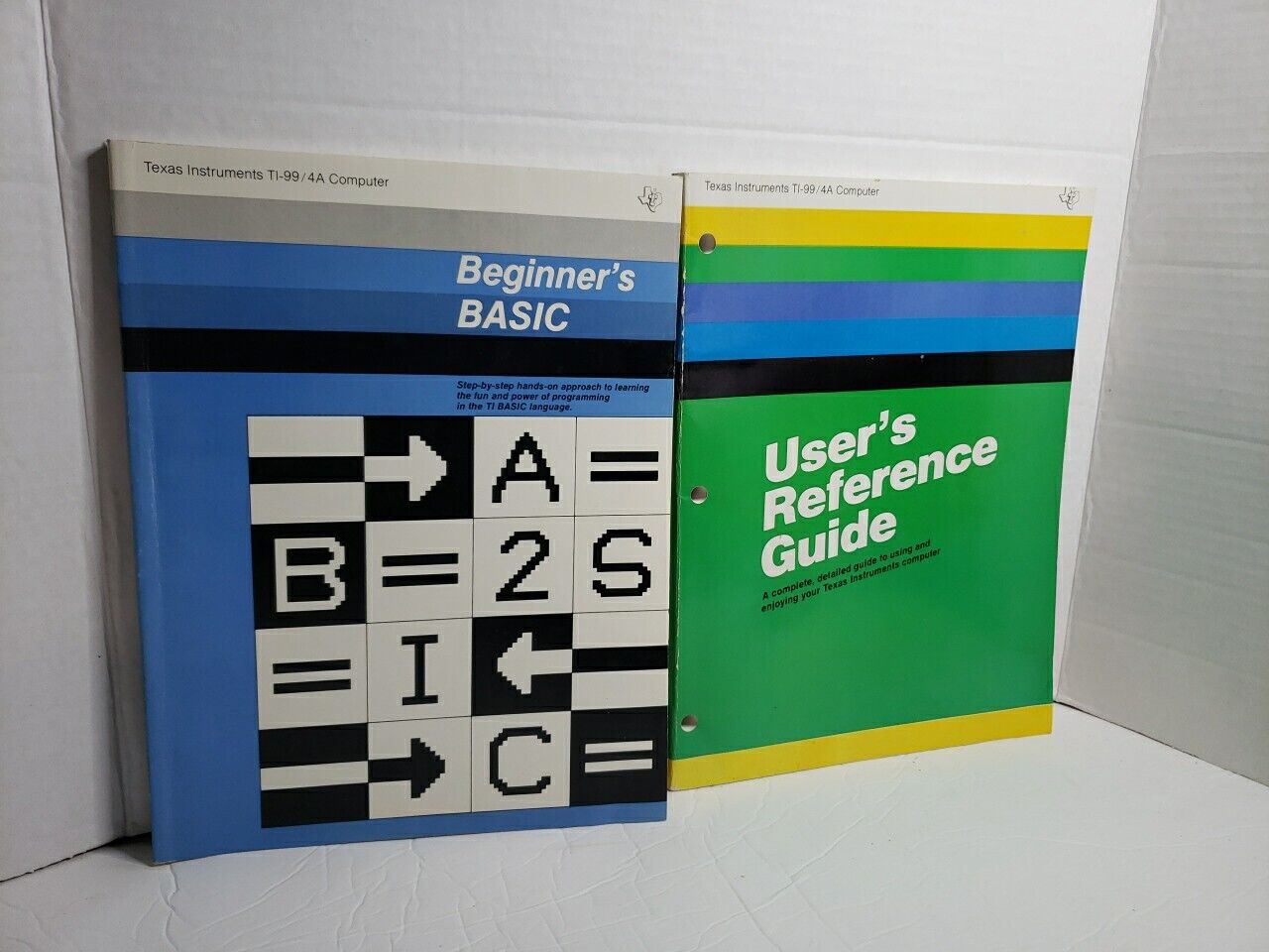 Two TI99-4A Manuals - User\'s Reference Guide & Beginner\'s BASIC