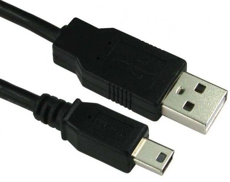 Mini USB Cable Charger Lead A to 5 Pin Mini B Sync Charge 0.5m 1m 2m 3m 5m