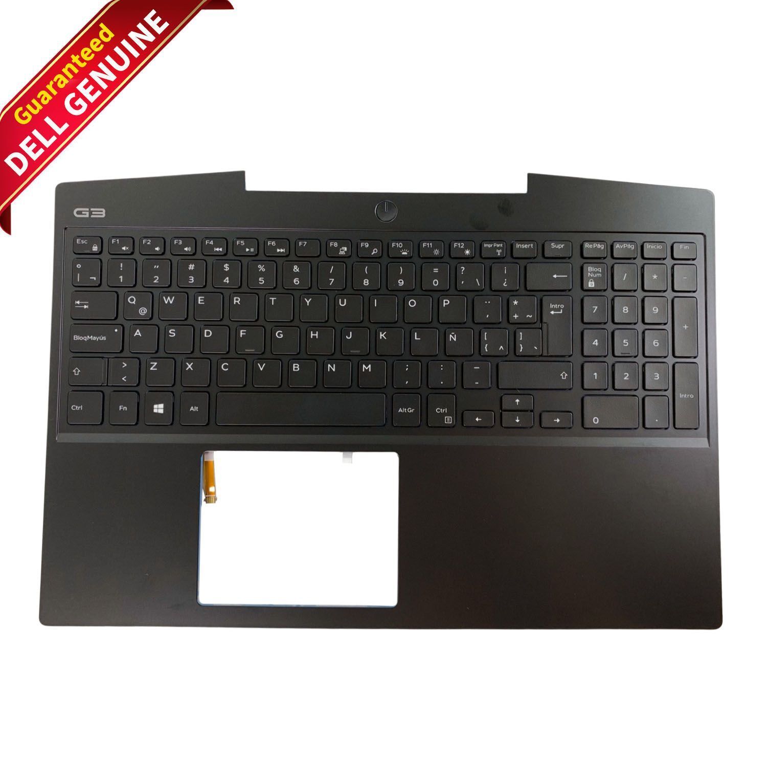 New Dell OEM G Series G3 3590 Spanish Palmrest Keyboard Assembly P0NG7 GRGDC