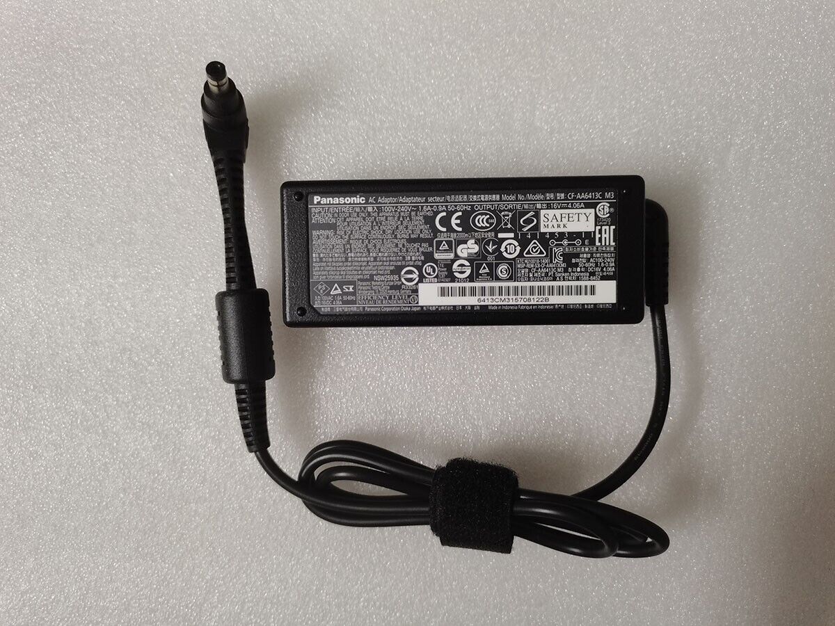 Genuine 16V 4.06A CF-AA6413C M3 For Panasonic Toughbook CF-MX5 64W AC Adapter