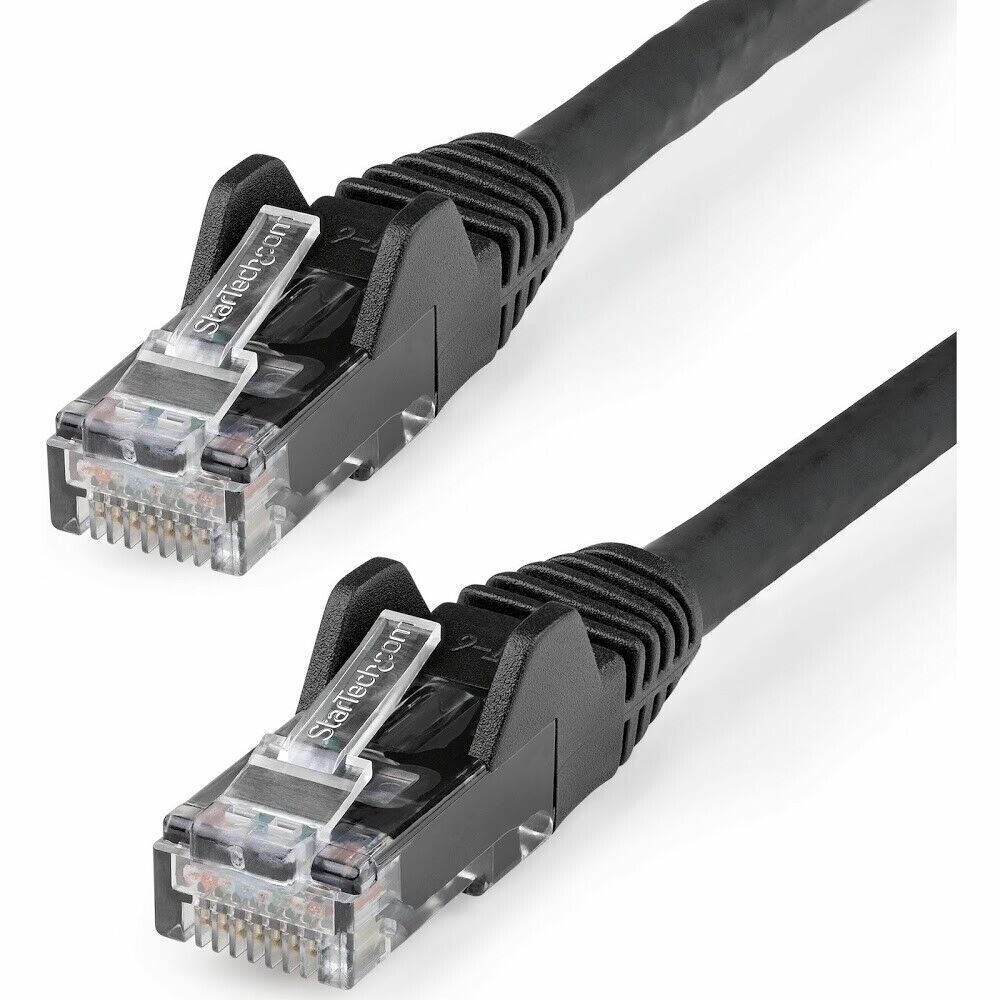 StarTech N6LPATCH3BK 3ft (90cm) CAT6 Ethernet Cable LSZH(Low Smoke Zero Halogen)