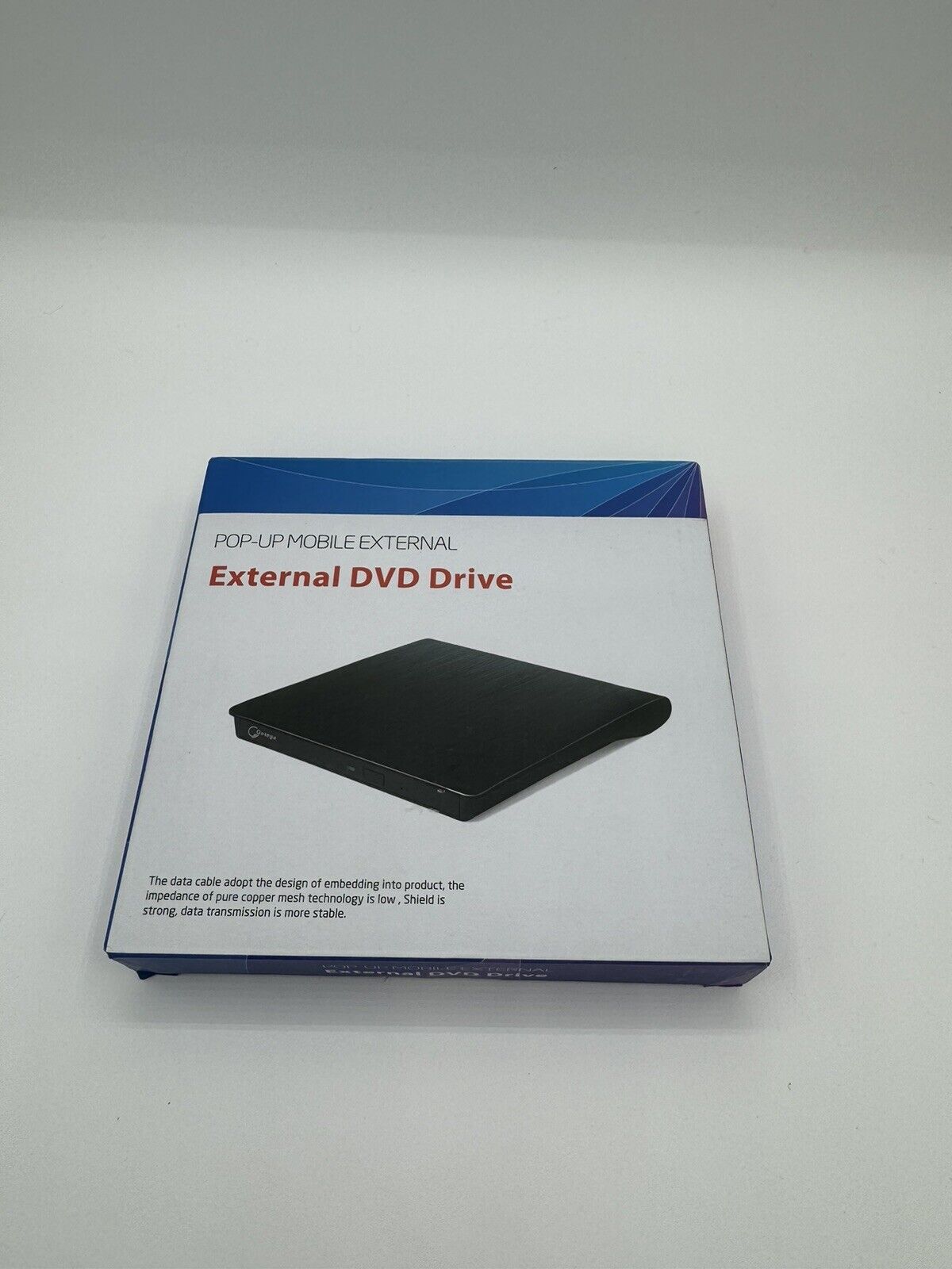 Gotega Pop-up Mobile External DVD Drive - Black USB 3.0 l  Open Box