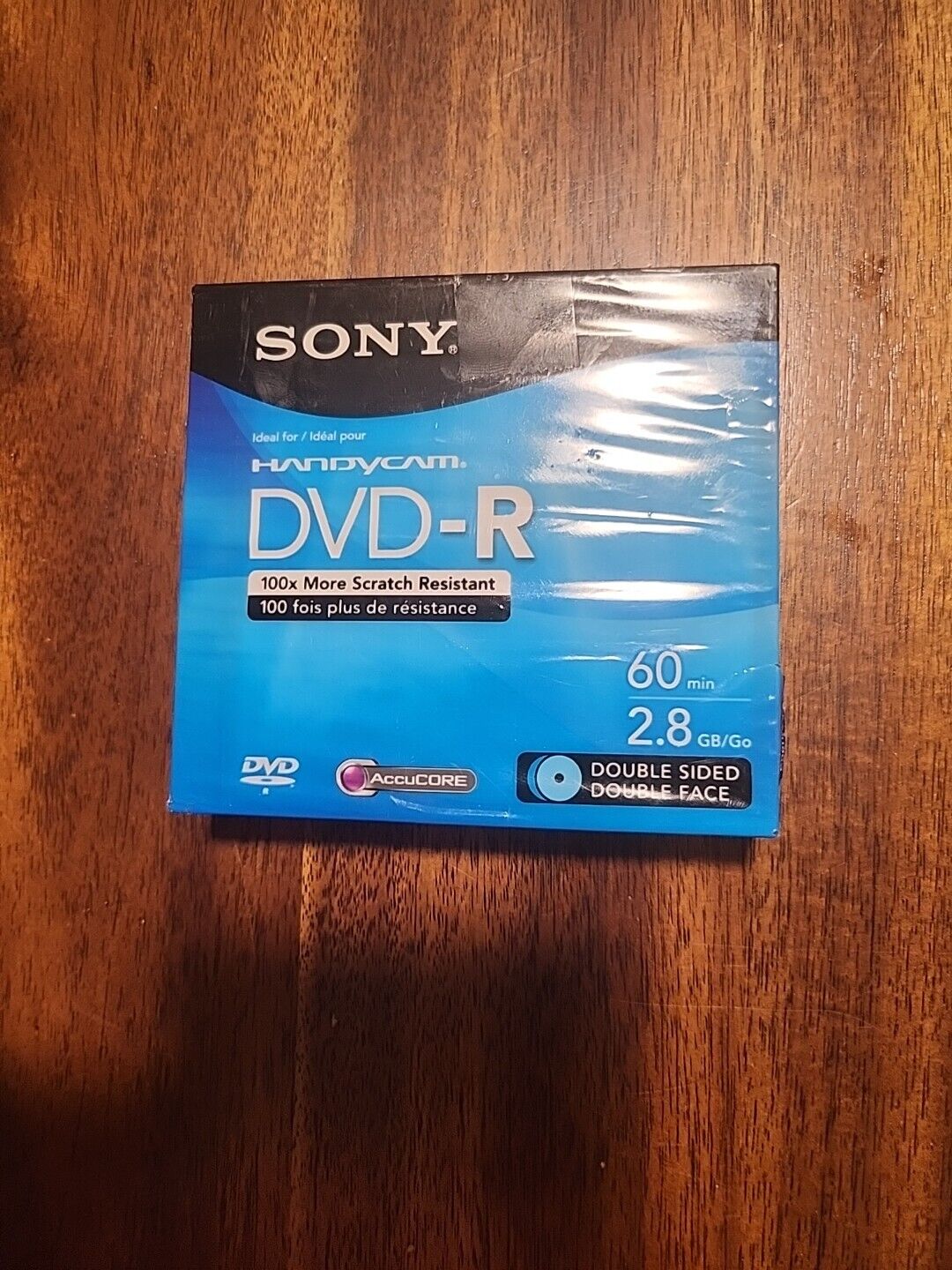 3 SONY HANDYCAM DVD-R 2.8 GB 60 MINUTES DOUBLE SIDED BRAND NEW SEALED. LOT OF 3