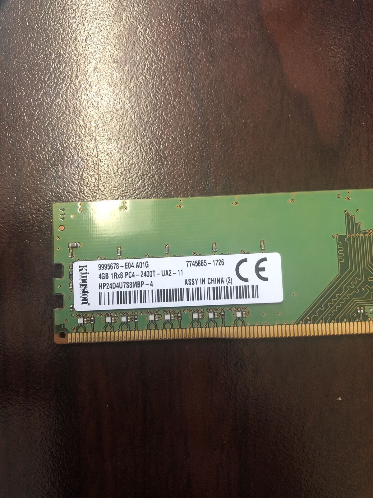 HP 854912-001 SKHYNIX 4GB RAM 1RX16 DDR4 PC4-2400T-UC0-11 DESKTOP MEMORY