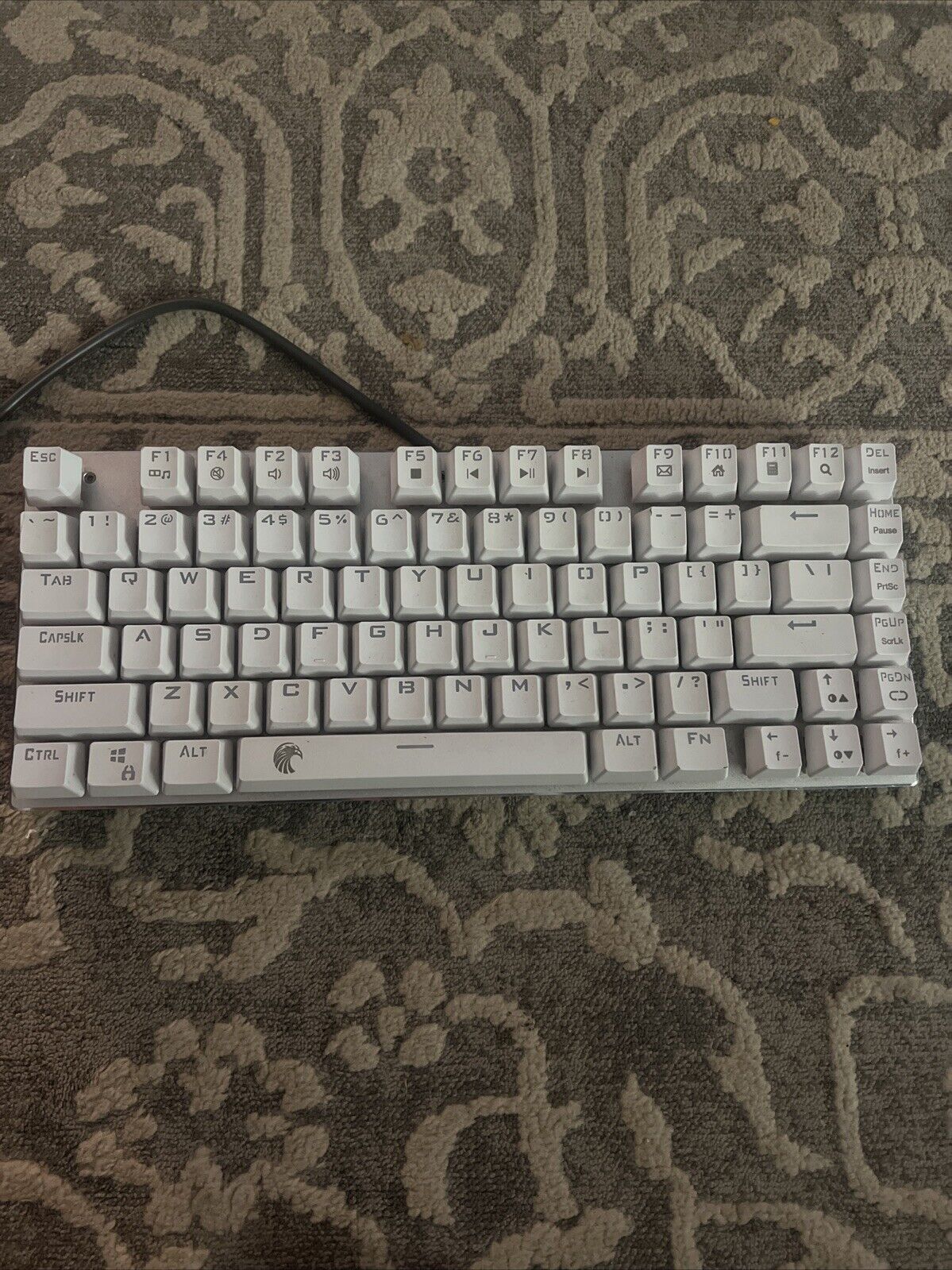 E-Yooso Super Scholar/Z-88 White 81 Keys RGB Mechanical Gaming Keyboard