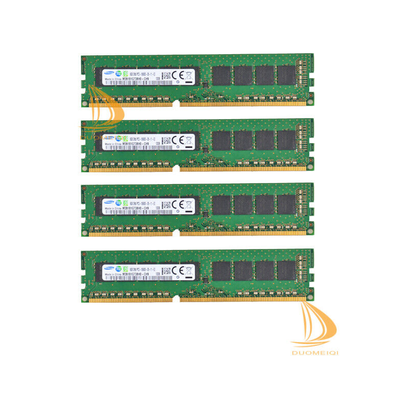 Samsung 4x 8GB 2RX8 PC3-10600E DDR3-1333Mhz 1.5V Desktop ECC Memory RAM DIMM $6D