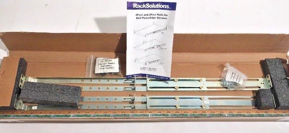 NEW RackSolutions 1UBRK-R300 1U Rack Rails Kit For Dell PowerEdge R300, 1950