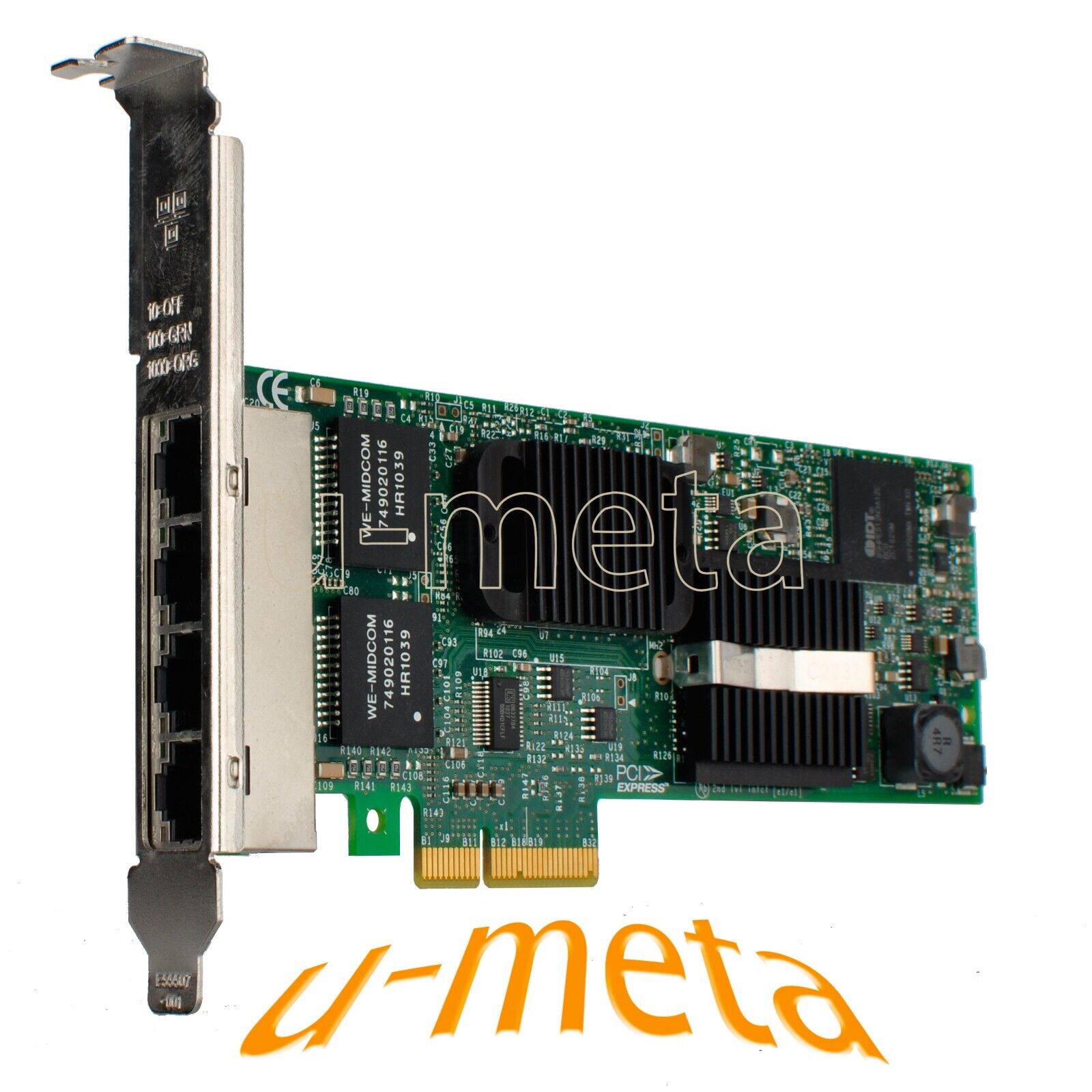 New Genuine Intel Gigabit ET Quad Port RJ-45 PCIe 2.0x4 Server Adapter E1G44ET