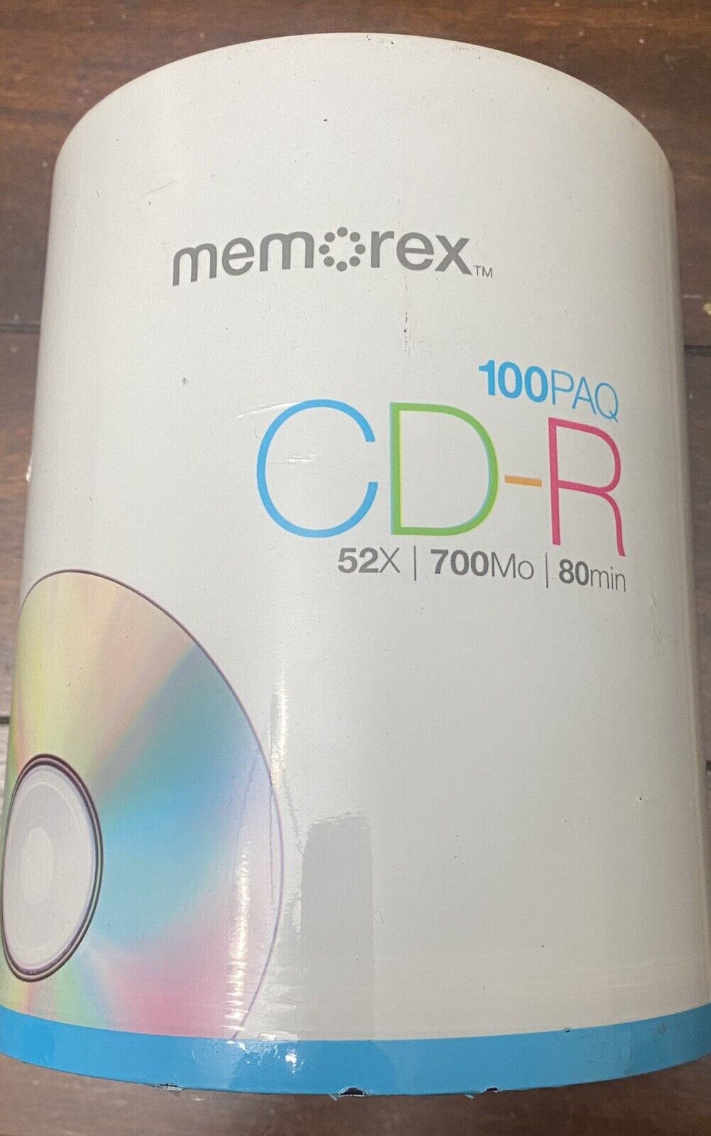 Memorex CD-R 100PK Brand New, UN-OPENED 52X / 700 MB / 80 Min.