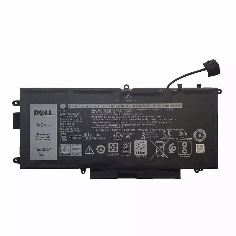 NEW Genuine 60Wh K5XWW Battery For Dell Latitude 7389 7390 5289 E5289 2-In-1