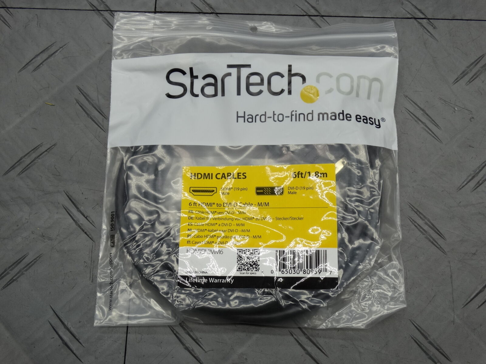 StarTech.com 6 ft HDMI to DVI-D Cable HDMIDVIMM6 NEW