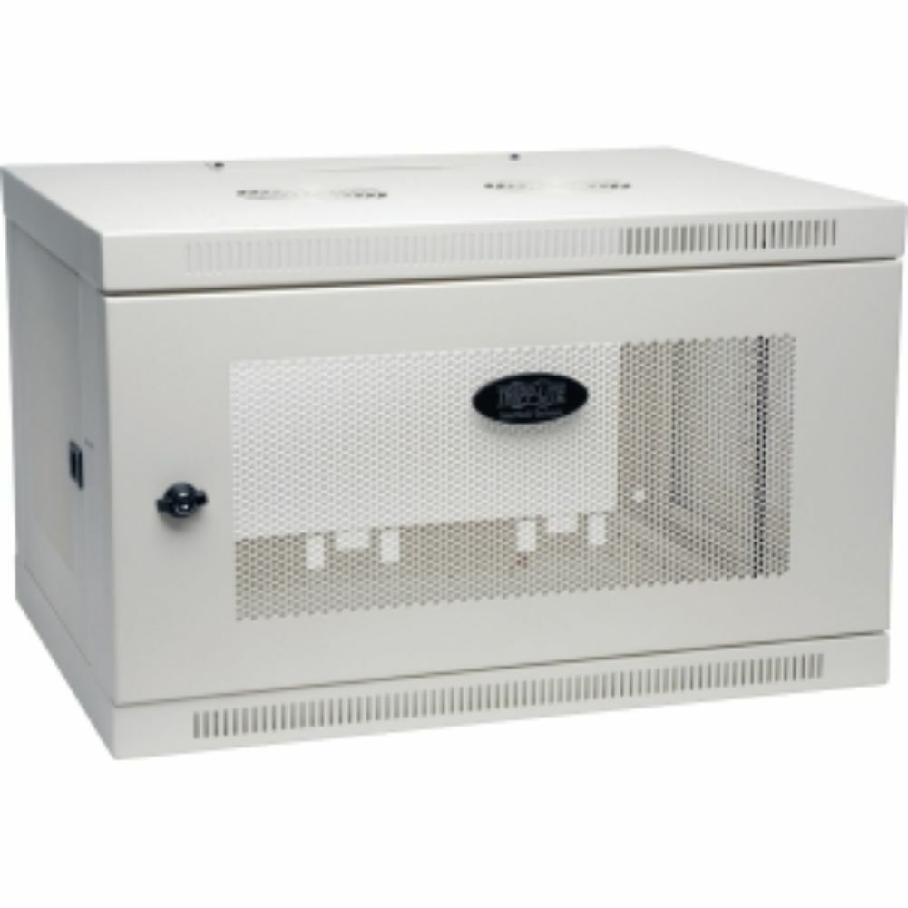 Tripp Lite 6U Wall Mount Rack Enclosure Server Cabinet Wallmount - White