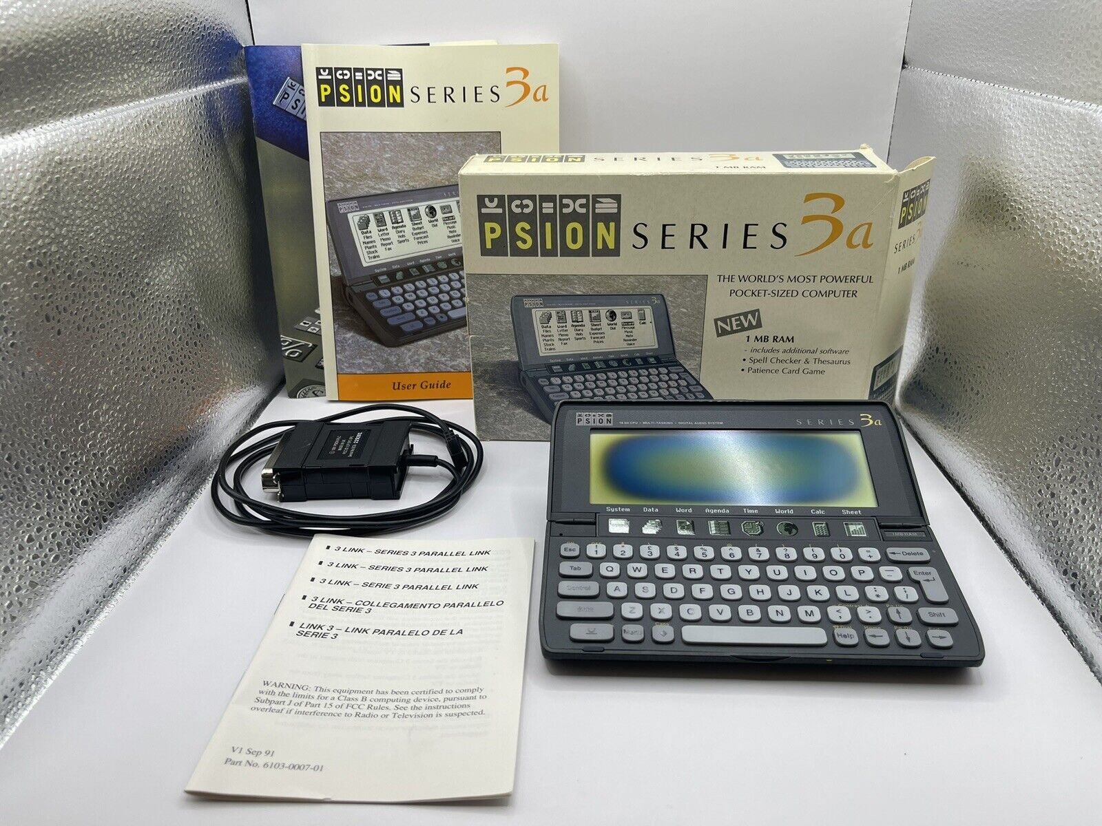 Vintage Psion Series 3a World’s Most Powerful Pocket-Sized Computer 1993
