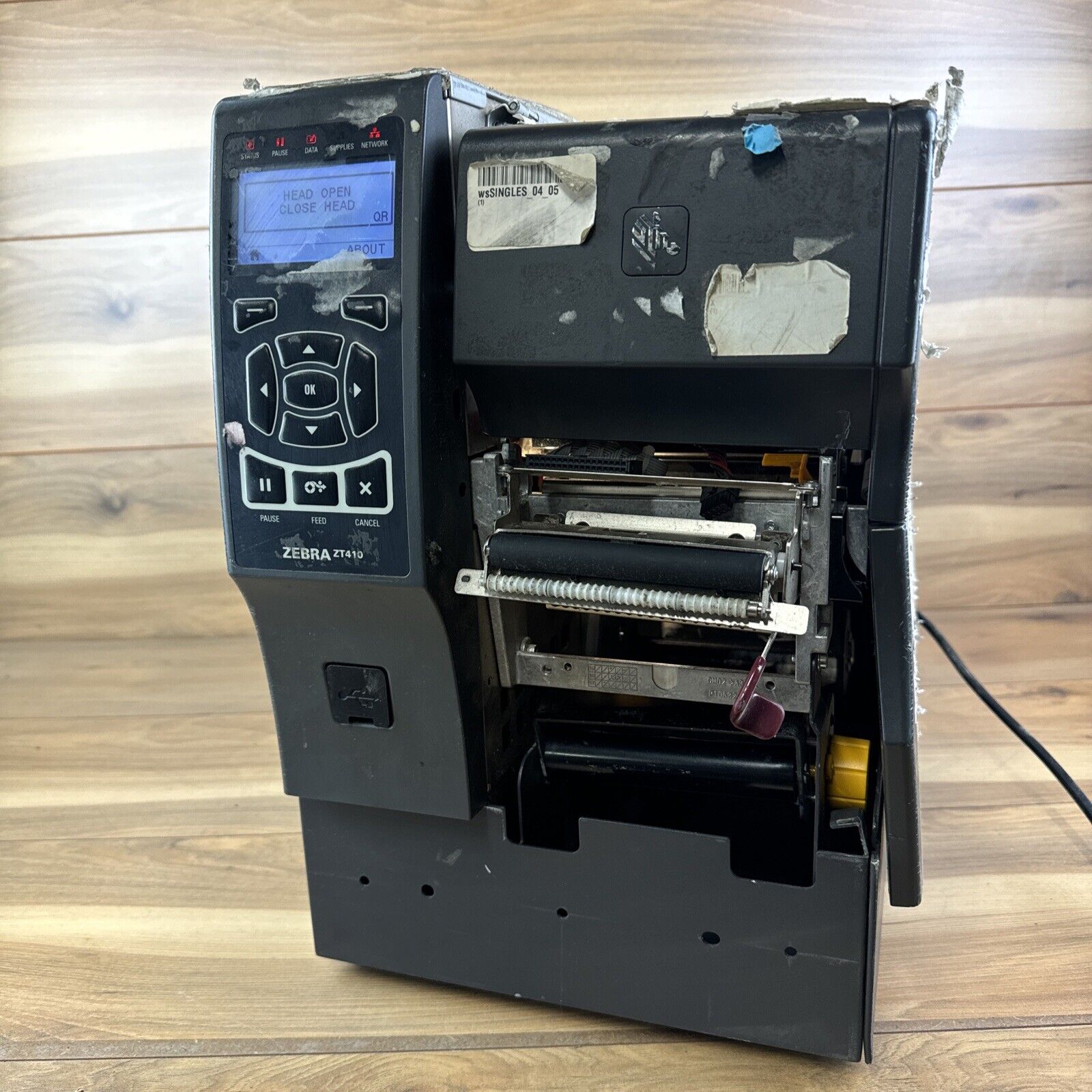 Zebra ZT410 Industrial Thermal Transfer Barcode Label Printer ⚠️READ⚠️