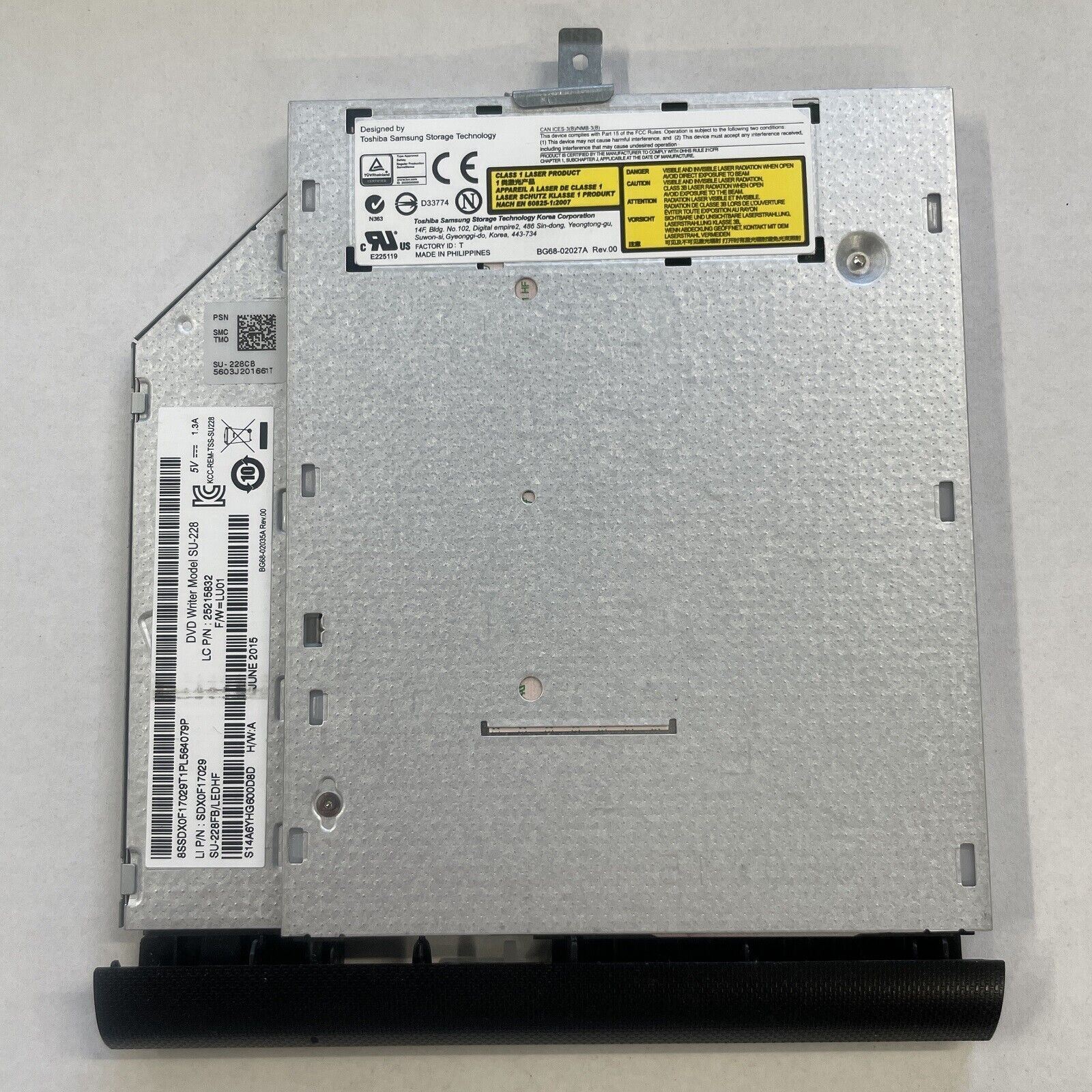 Genuine Toshiba Samsung SU-228 CD DVD±RW Lenovo G50 SDX0F17029 AP0TG000700