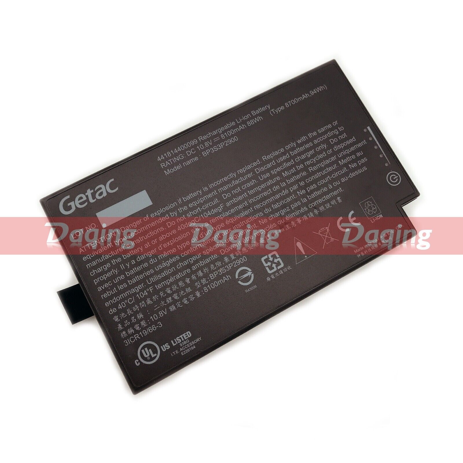 New Original BP3S3P2900 88Wh Laptop Battery for Getac B300 B300X 441814400099