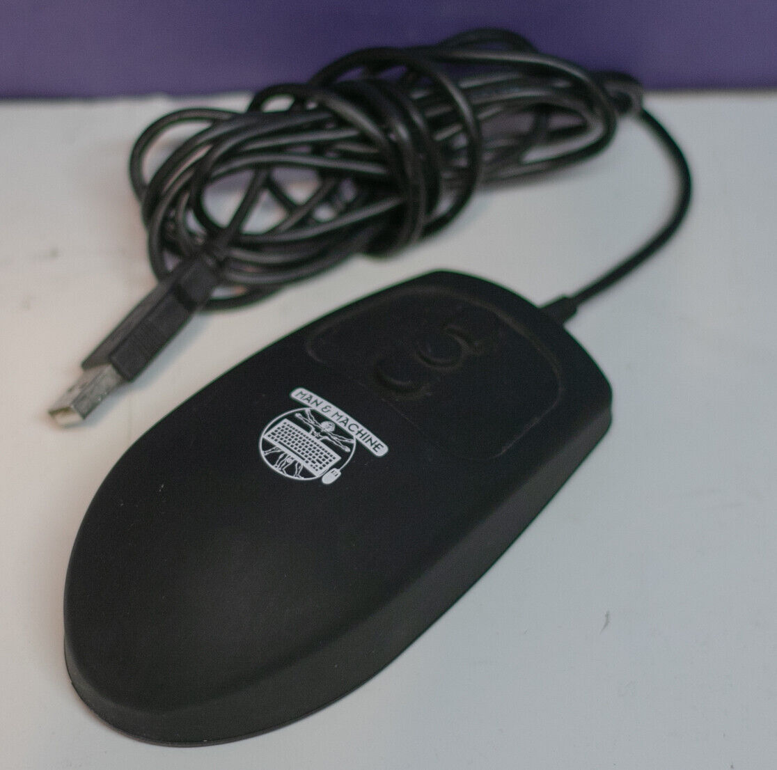 Man & Machine MM-B5 C3 Planet Mighty Mouse Black, Tested/Working, Medical Grade