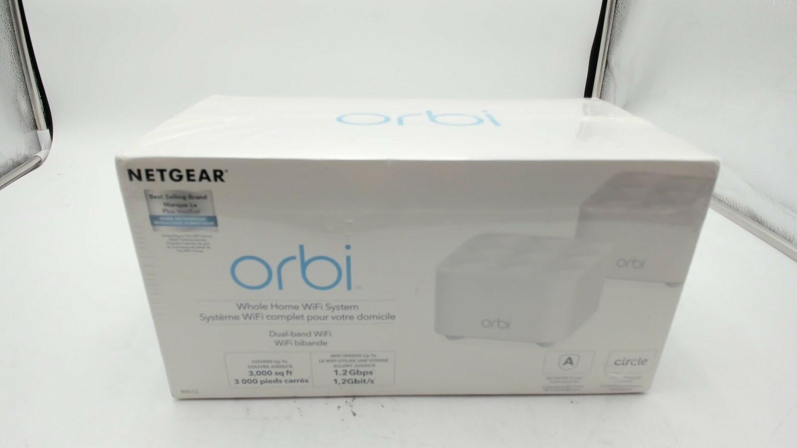 NETGEAR Orbi AC1200 Whole Home Mesh Wi-Fi 5 System (RBK12) - 2 Pack