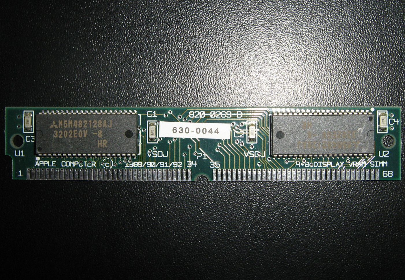 Apple Macintosh 256KB 68-pin 80ns VRAM Video Memory SIMM Quadra LC 475 630-0044