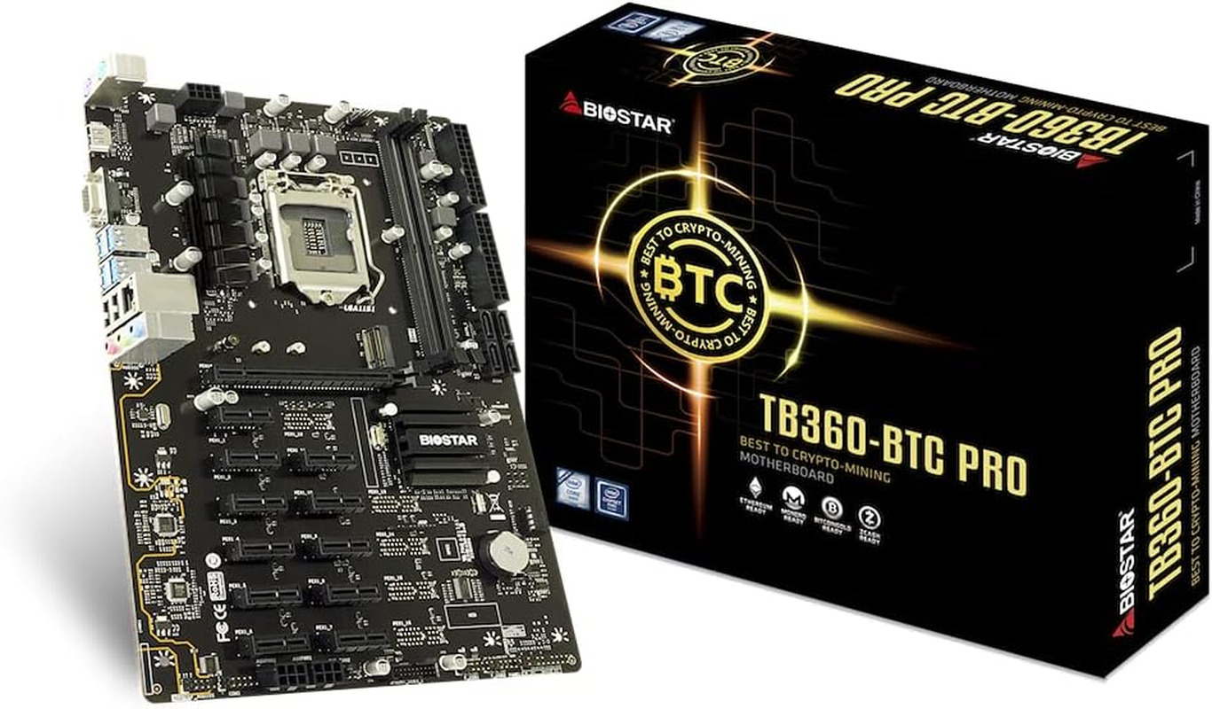 Biostar USA TB360-BTC PRO 2.0 Core I7/I5/I3 (Intel 8Th and 9Th Gen) LGA1151 Inte