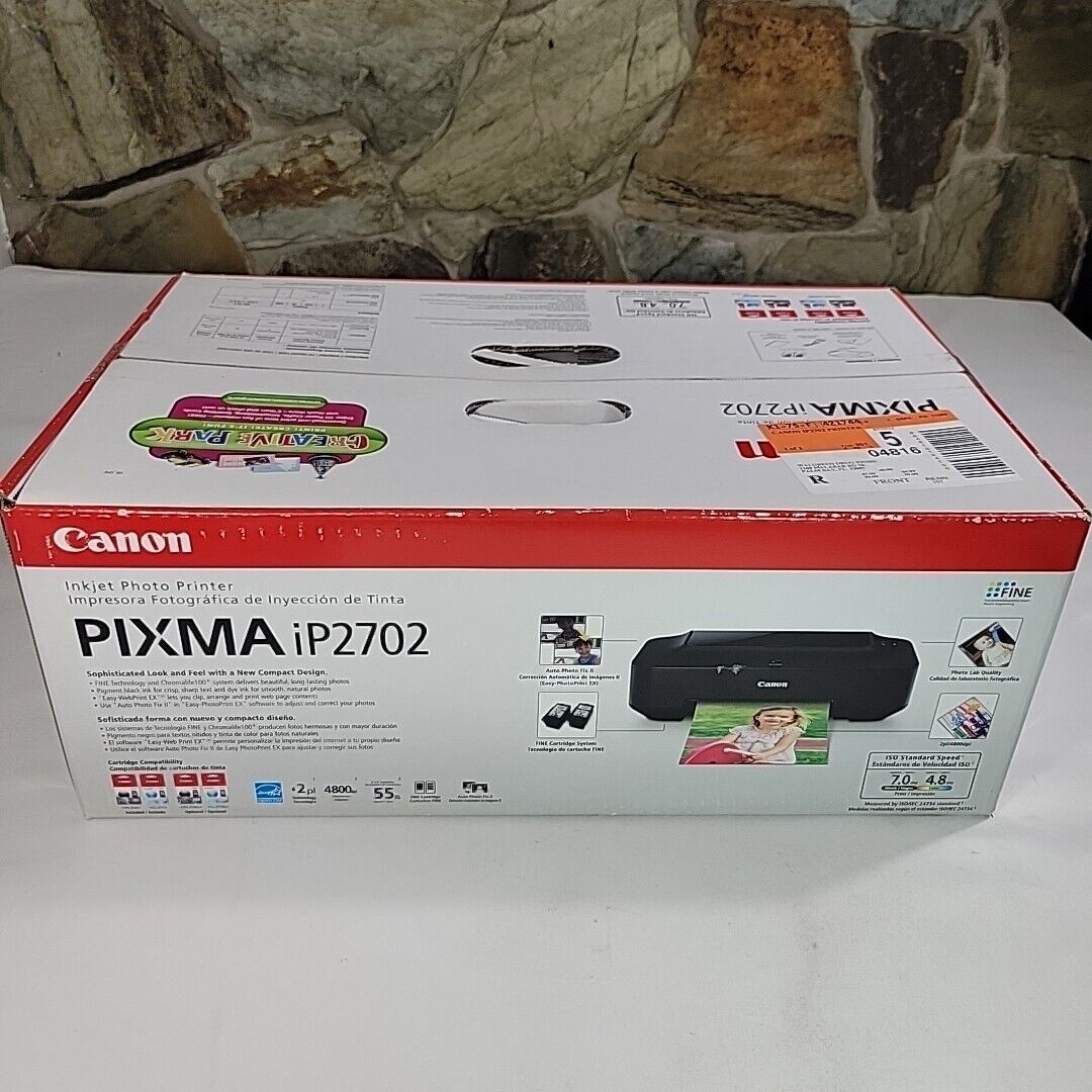 Canon PIXMA IP2702 Digital Photo Inkjet Printer
