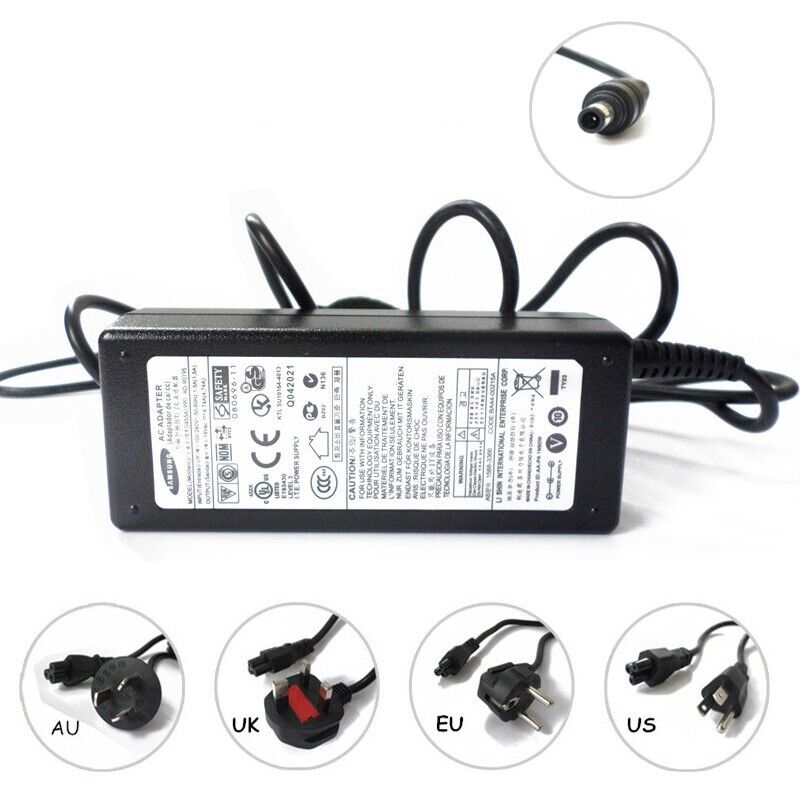Original Battery Charger For Samsung NP-R580 NP-R700 NP-R720 X460 Np-R620E 90w