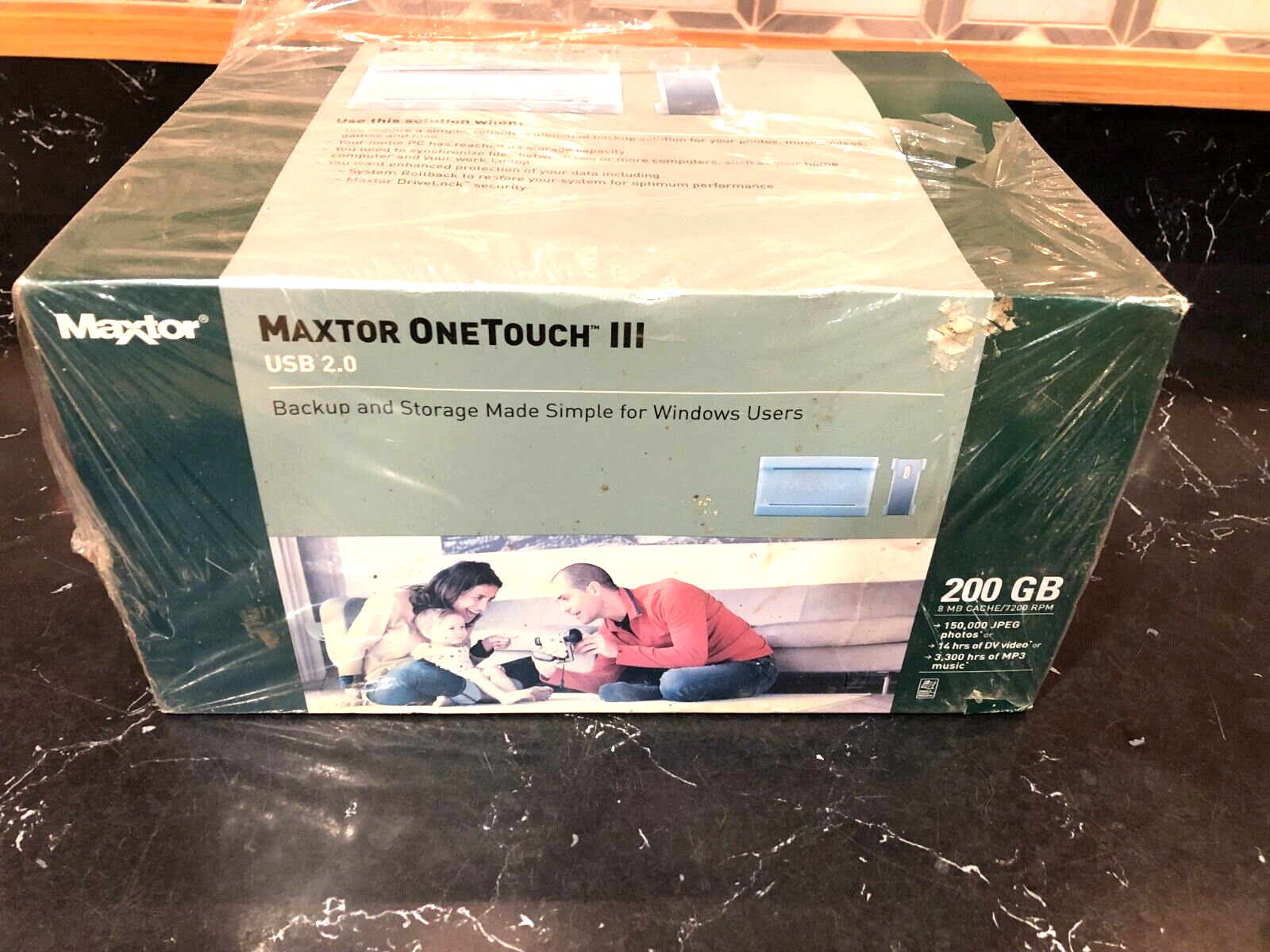 Maxtor One Touch III 200gb usb 2.0