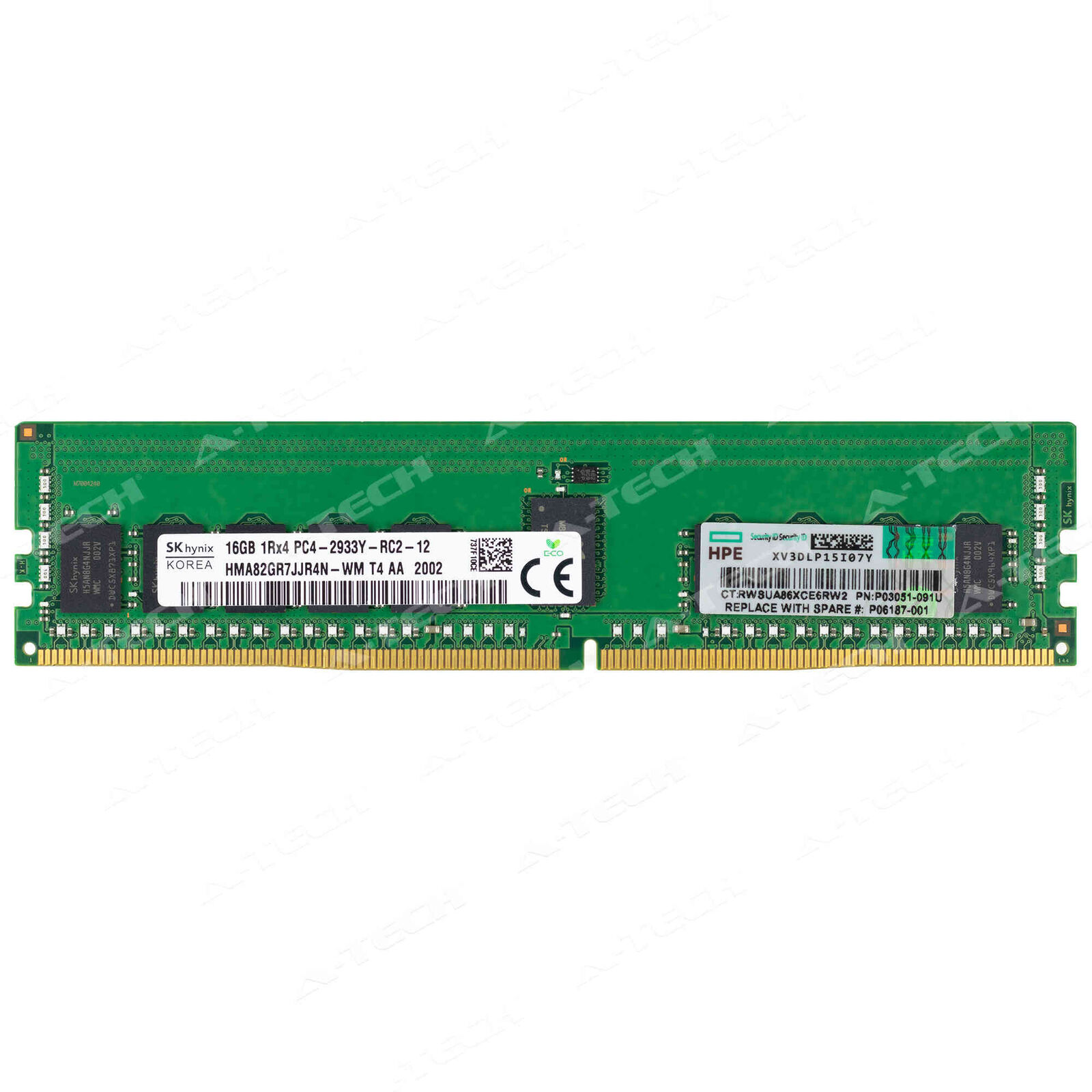 HP 16GB DDR4-2933 RDIMM P00920-B21 P06187-001 P03051-091 HPE Server Memory RAM