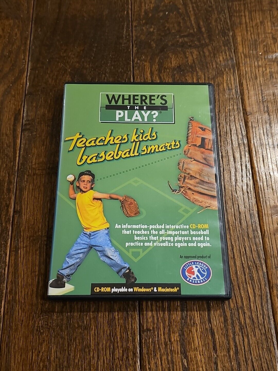 Where\'s the Play? Teaches Kids Baseball Smarts by John R. Fishback 2004 CD-ROM