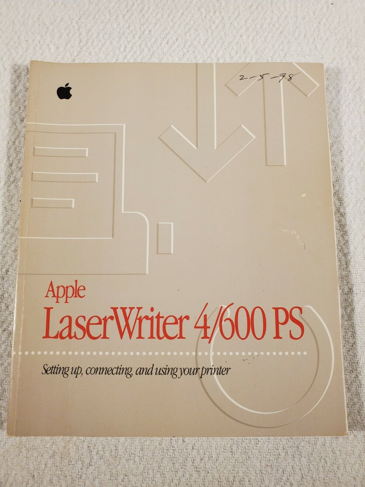 Vintage Apple LaserWriter 4/600 PS Owner Manual / User's Guide