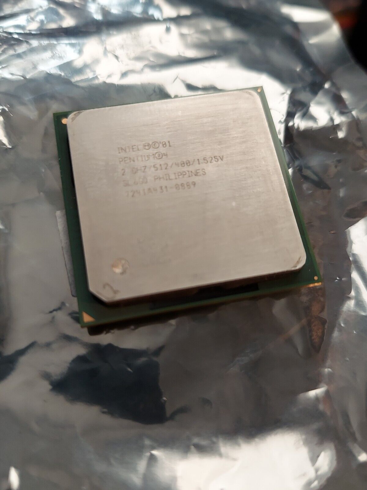 Tested GOOD Intel P4 Pentium 4 SL6GQ 2.0 GHz 512KB Socket PGA 478 CPU Processor
