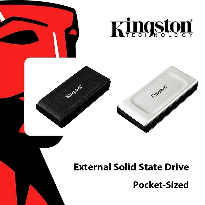 Kingston XS1000/2000 SSD USB 3.2 Gen2 500GB-4TB External Solid State Drive a Lot