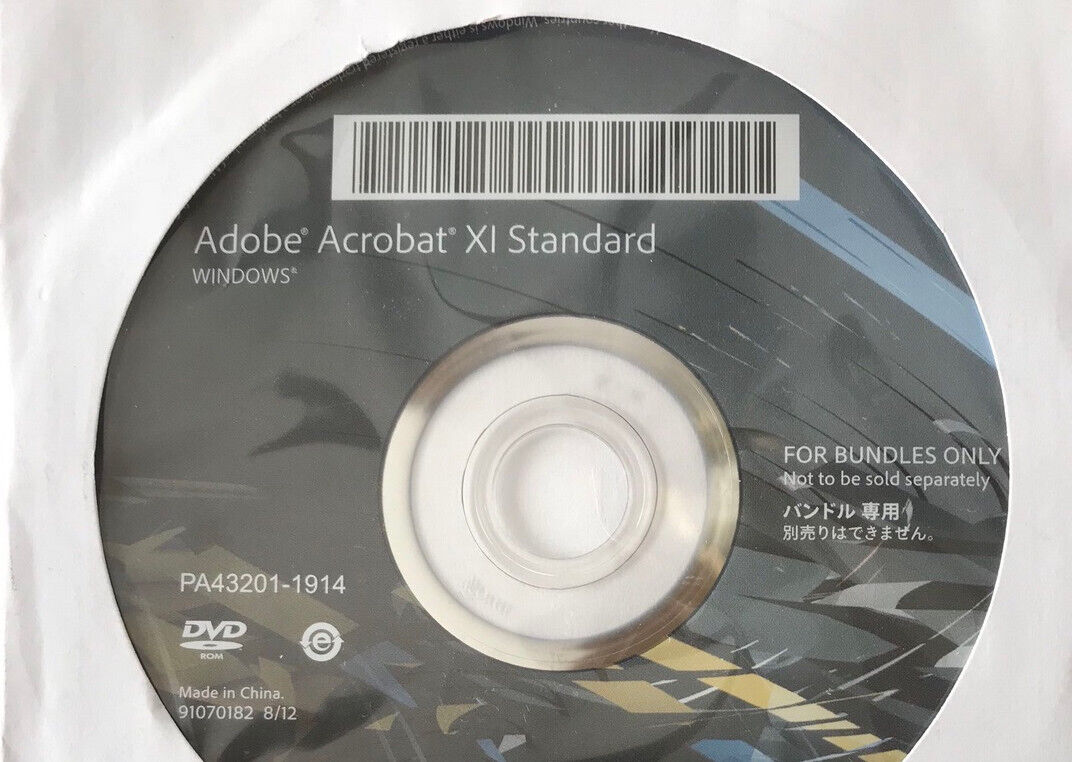 New Adobe Acrobat XI Standard Key for 1 PC  includes USB Flashdrive - no DVD