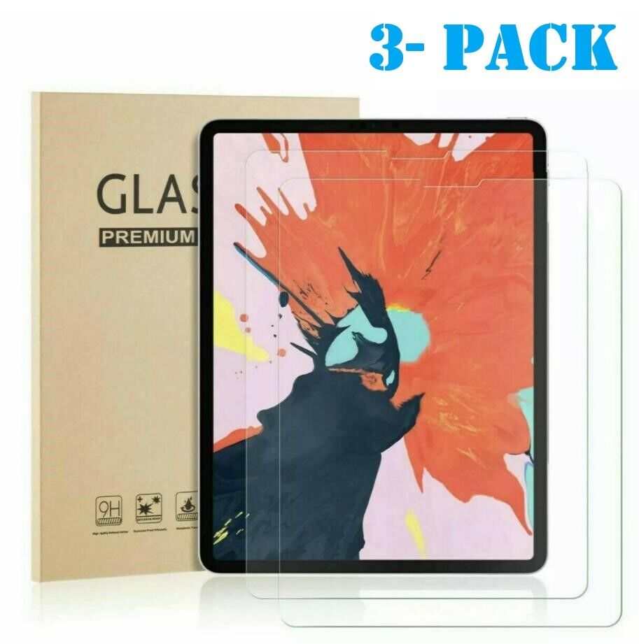 3-Pack HD Tempered Glass Screen Protector For iPad Air 5 2022 10.9'' 5th Gen