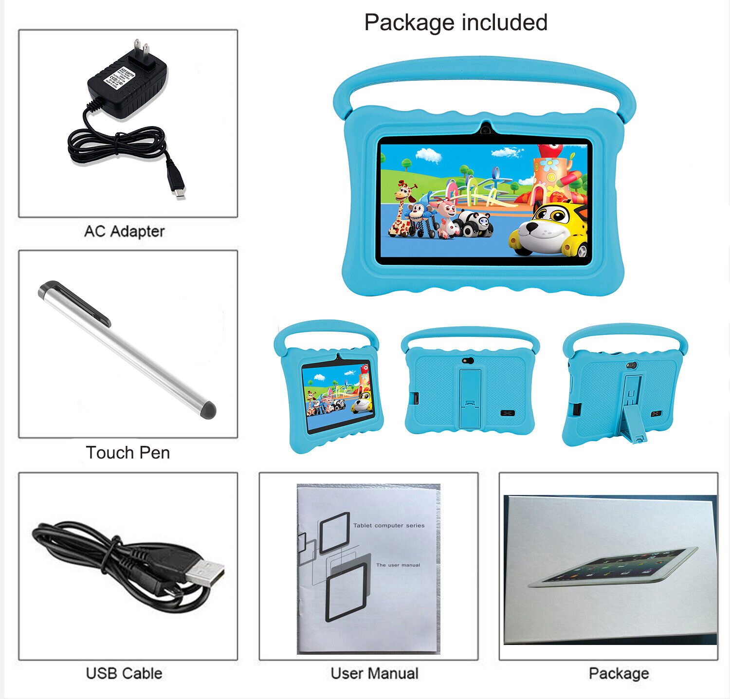 Kids Tablet 7 in Tablet for Kids 64GB Android 9 WiFi YouTube Google Play