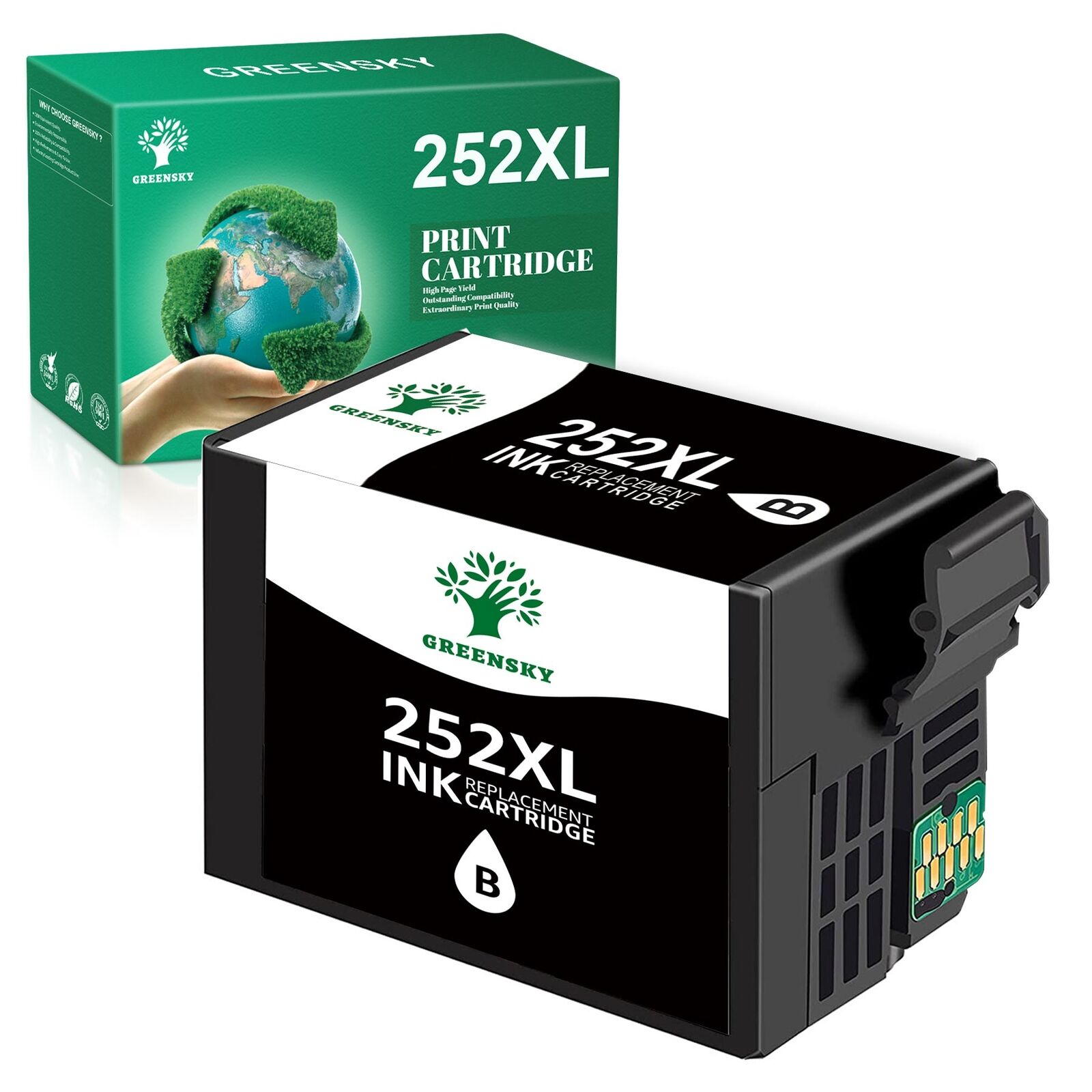 T252XL 252 XL Ink Cartridge Fit For Epson WorkForce WF-3620 WF-3640 WF-7610 lot