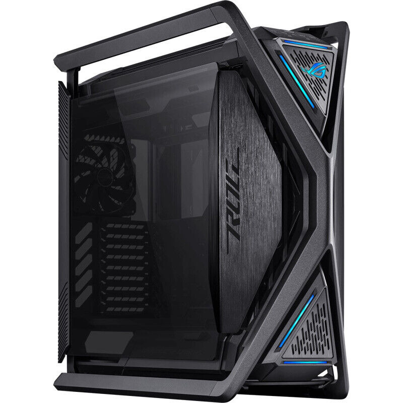 ASUS ROG Hyperion GR701 E-ATX Gaming Case, Metal GPU Holder, ARGB Fan Hub, Black