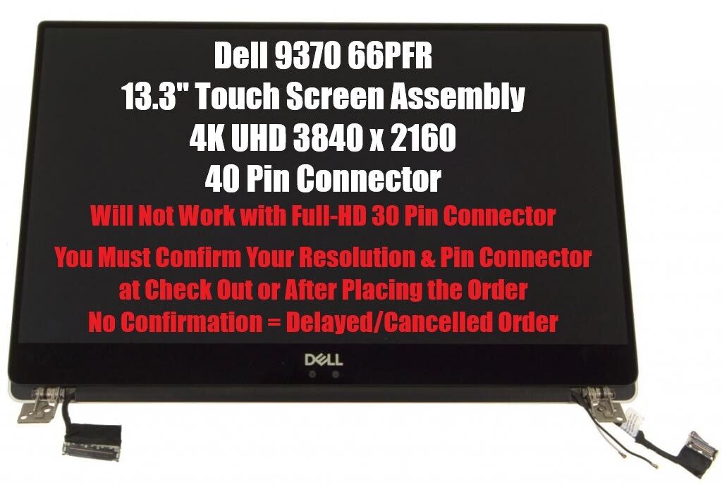 Genuine Dell Xps 13 9370 13.3\