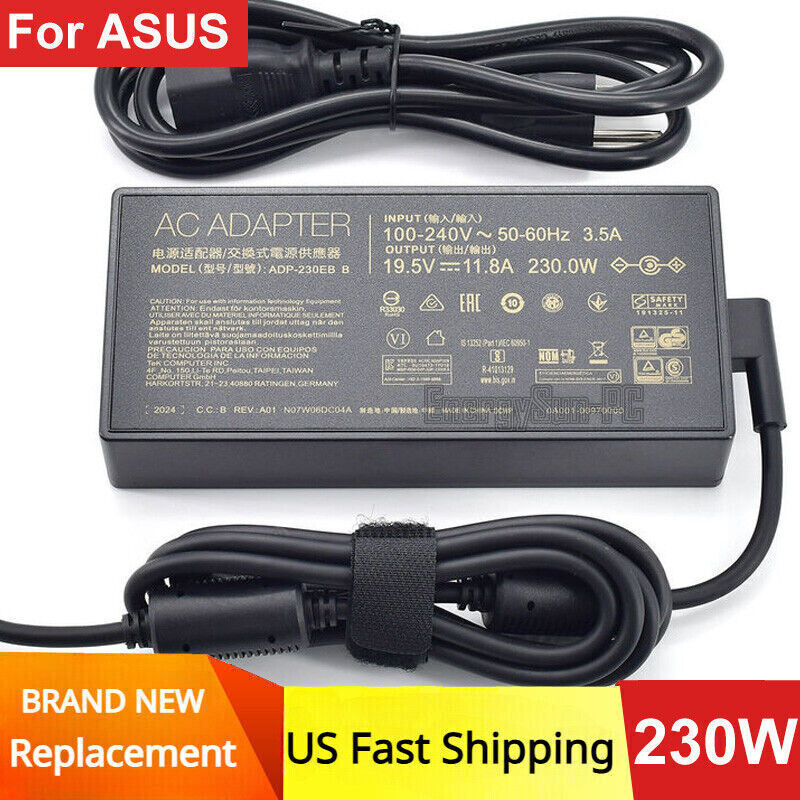 New for Asus ADP-230GB B ROG FX95G 19.5 V 11.8A 230W Laptop Charger Power Supply