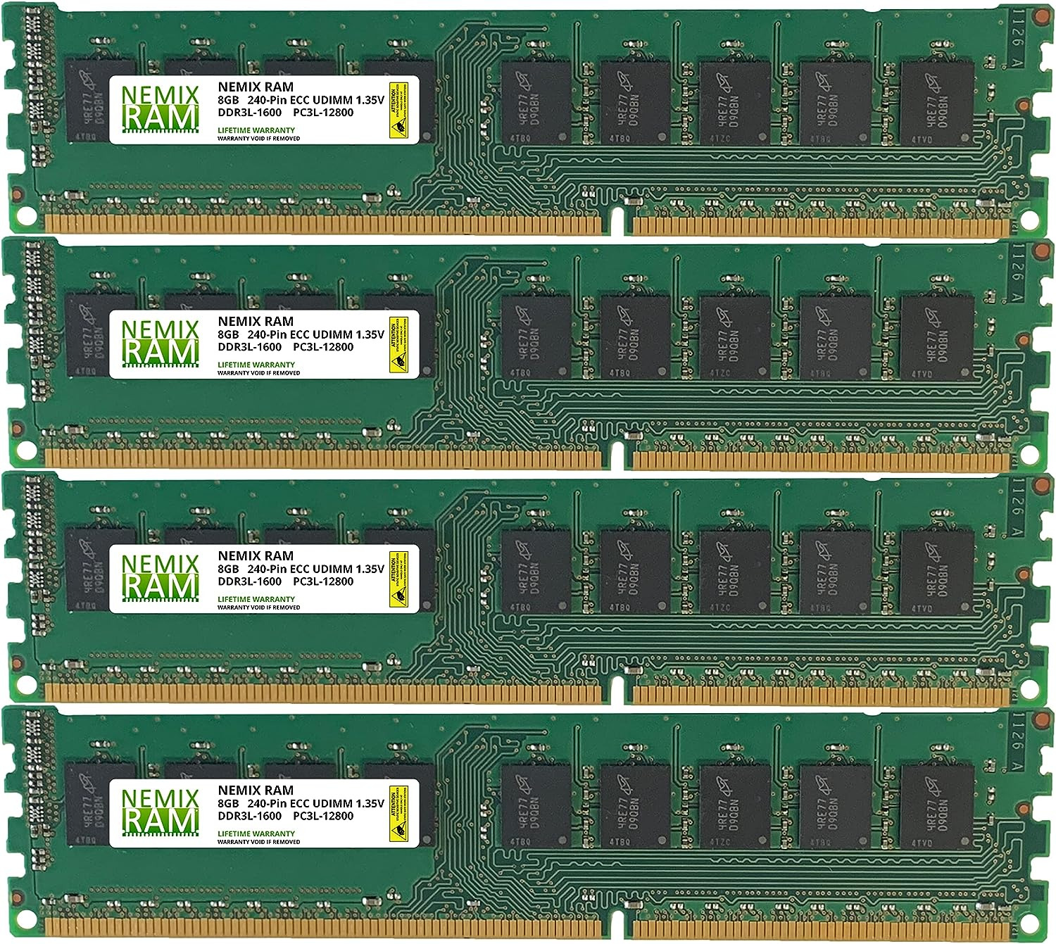 Micron 32GB DDR5-4800 ECC UDIMM Unbuffered MTC20C2085S1EC48BR Memory